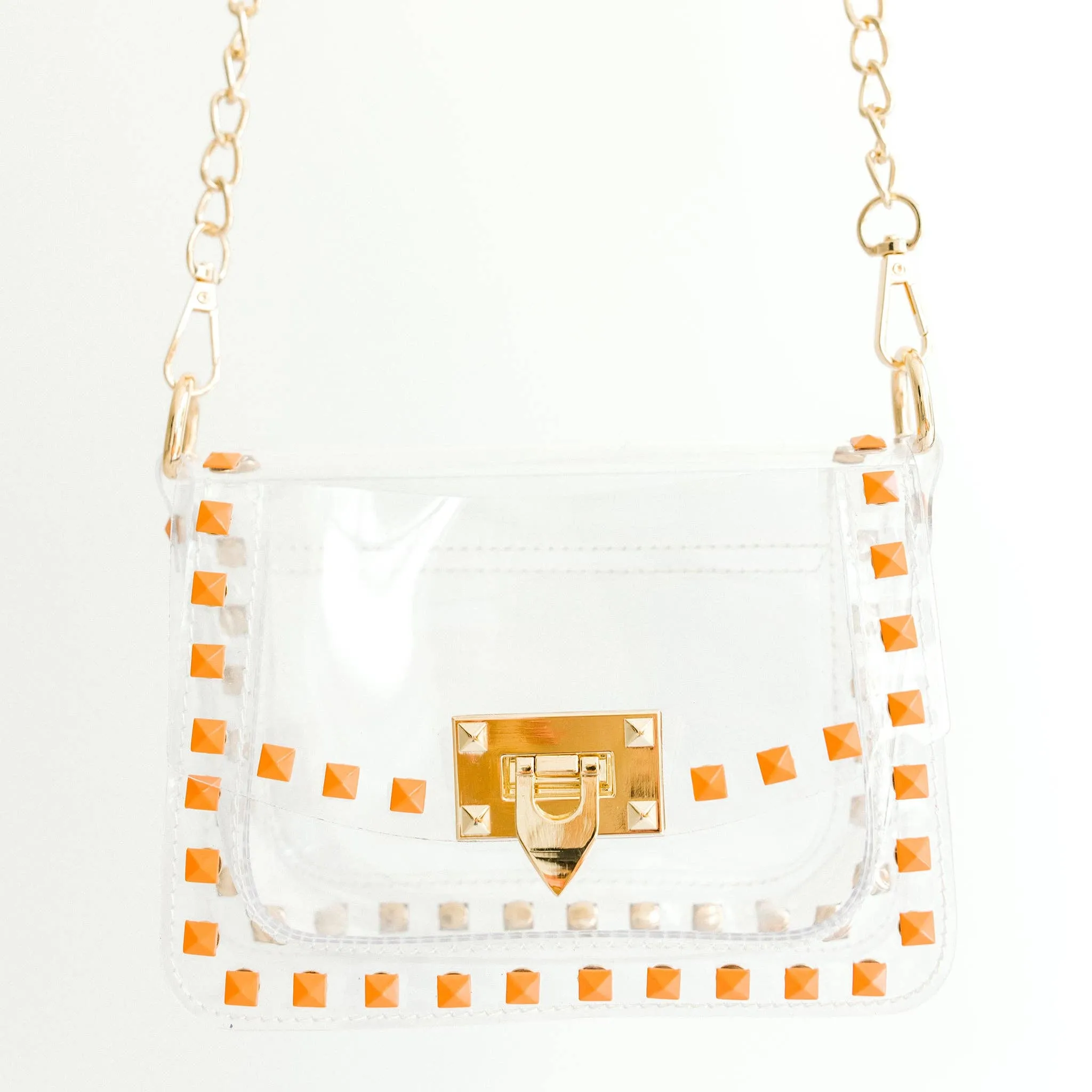 Clearly Handbags - The Jackie in Orange 